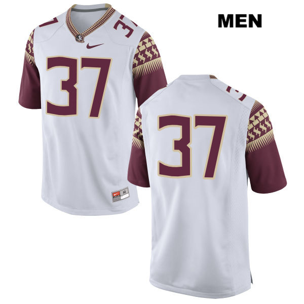 Men's NCAA Nike Florida State Seminoles #37 Kameron House College No Name White Stitched Authentic Football Jersey UVH1769WR